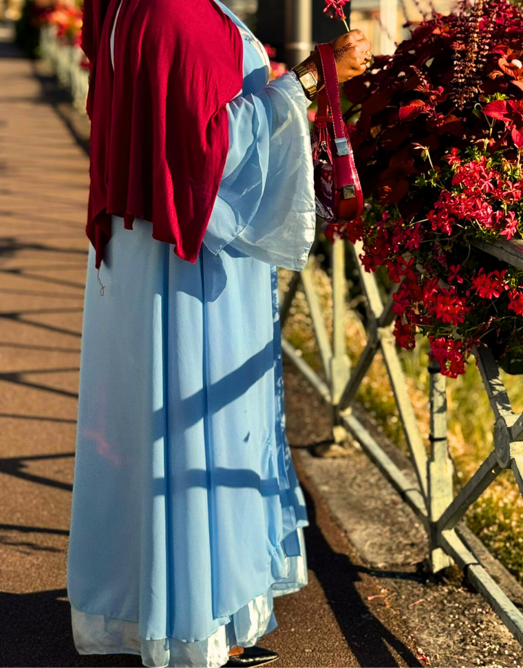 Kimono fluide azur — image 1