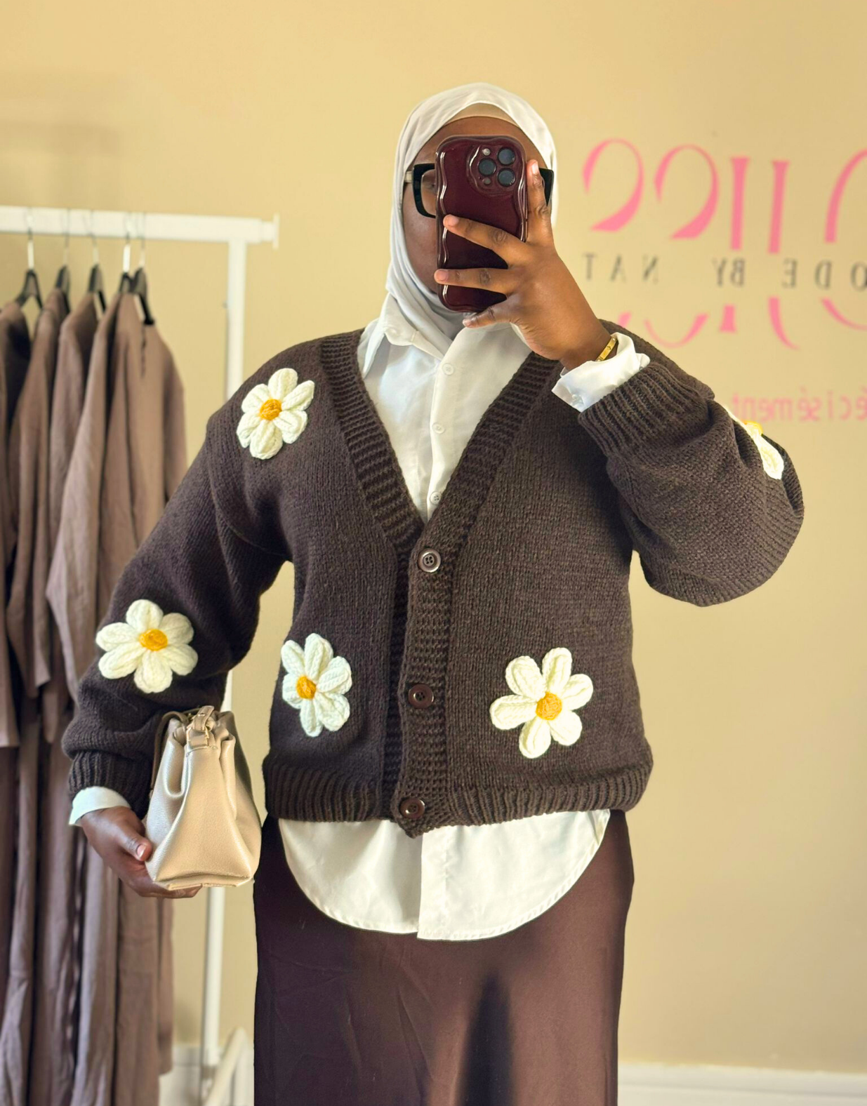 Cardigan cosy brownie — image 1
