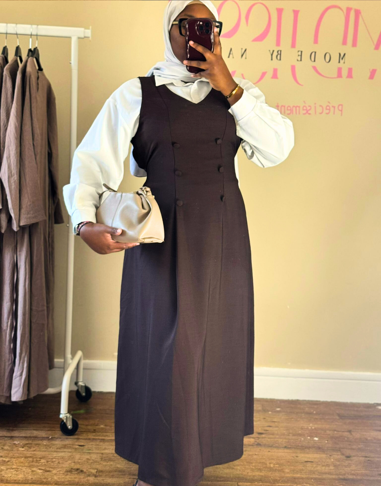 Tunique longue Deep Brown Prestance — image 1