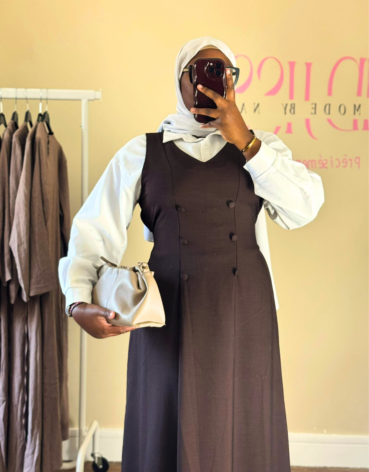 Tunique longue Deep Brown Prestance — image 2