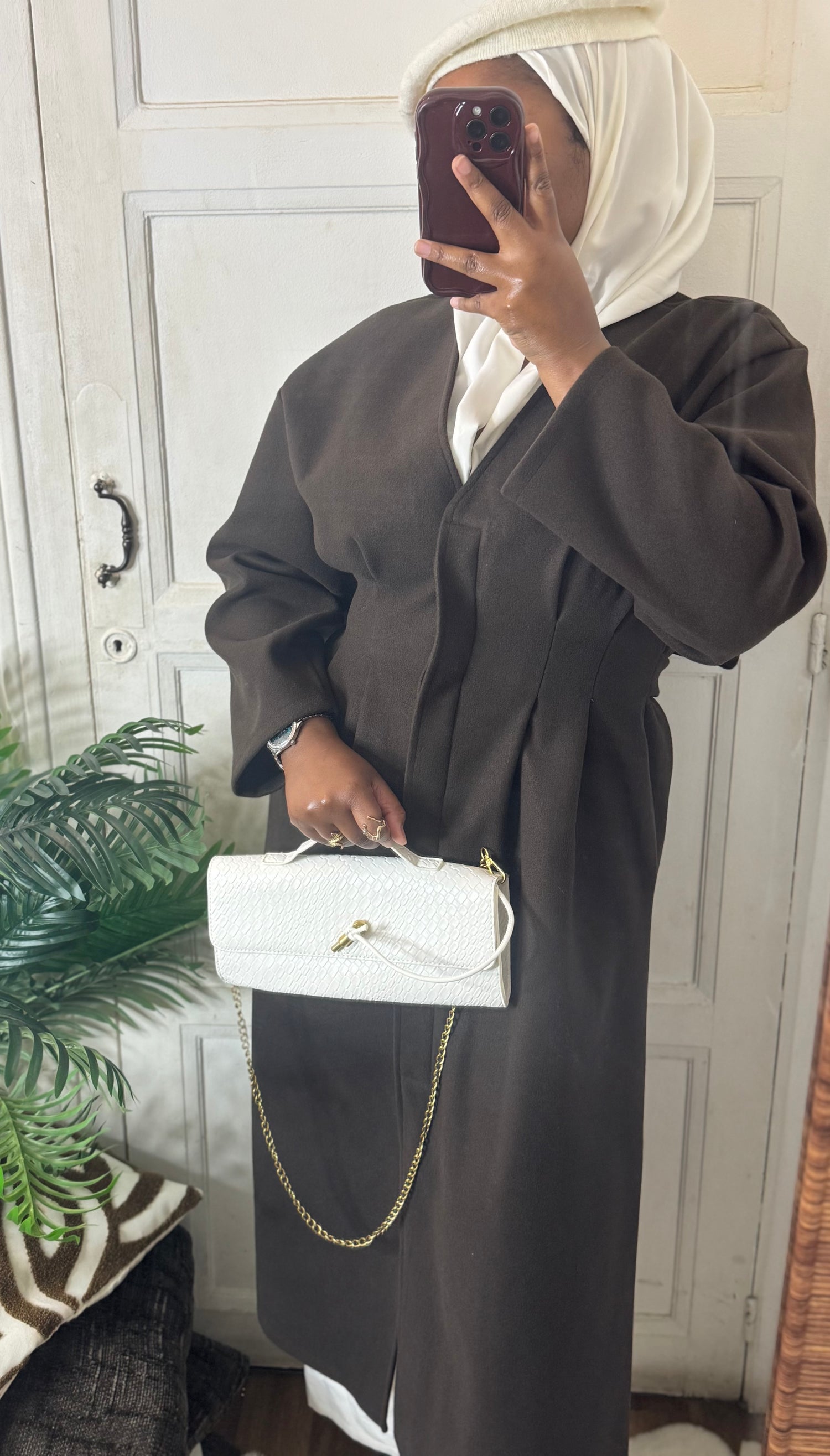 Manteau long structuré – — image 6