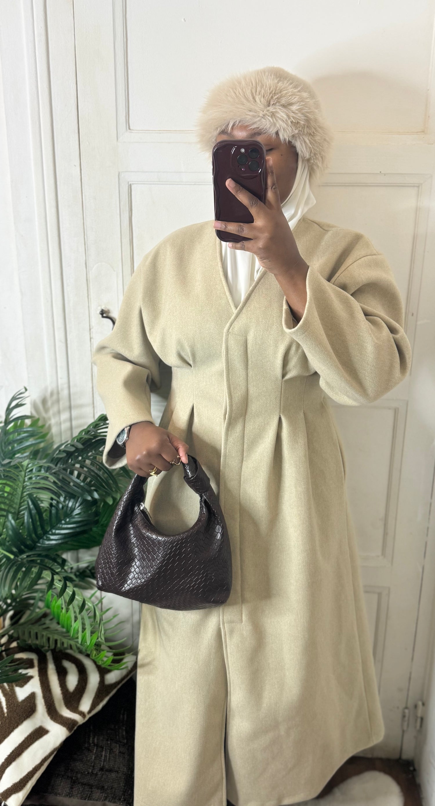 Manteau long structuré – — image 2