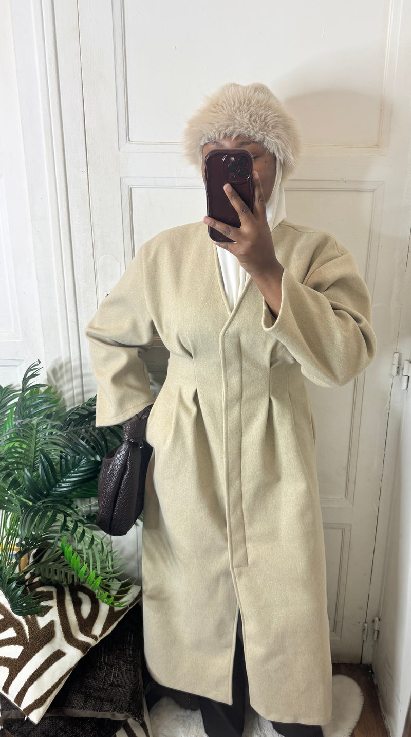 Manteau long structuré –