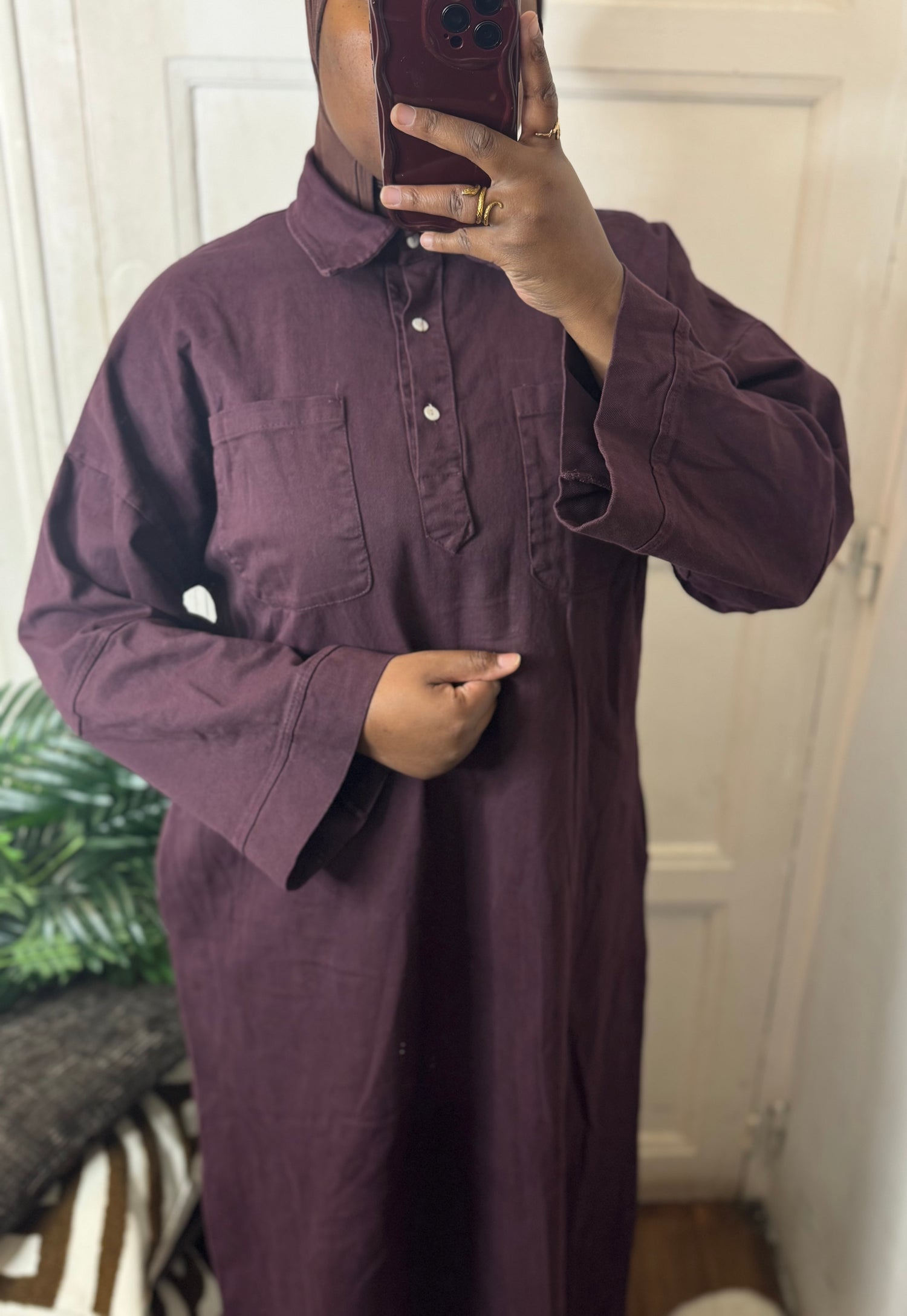 Robe longue chemise — image 5