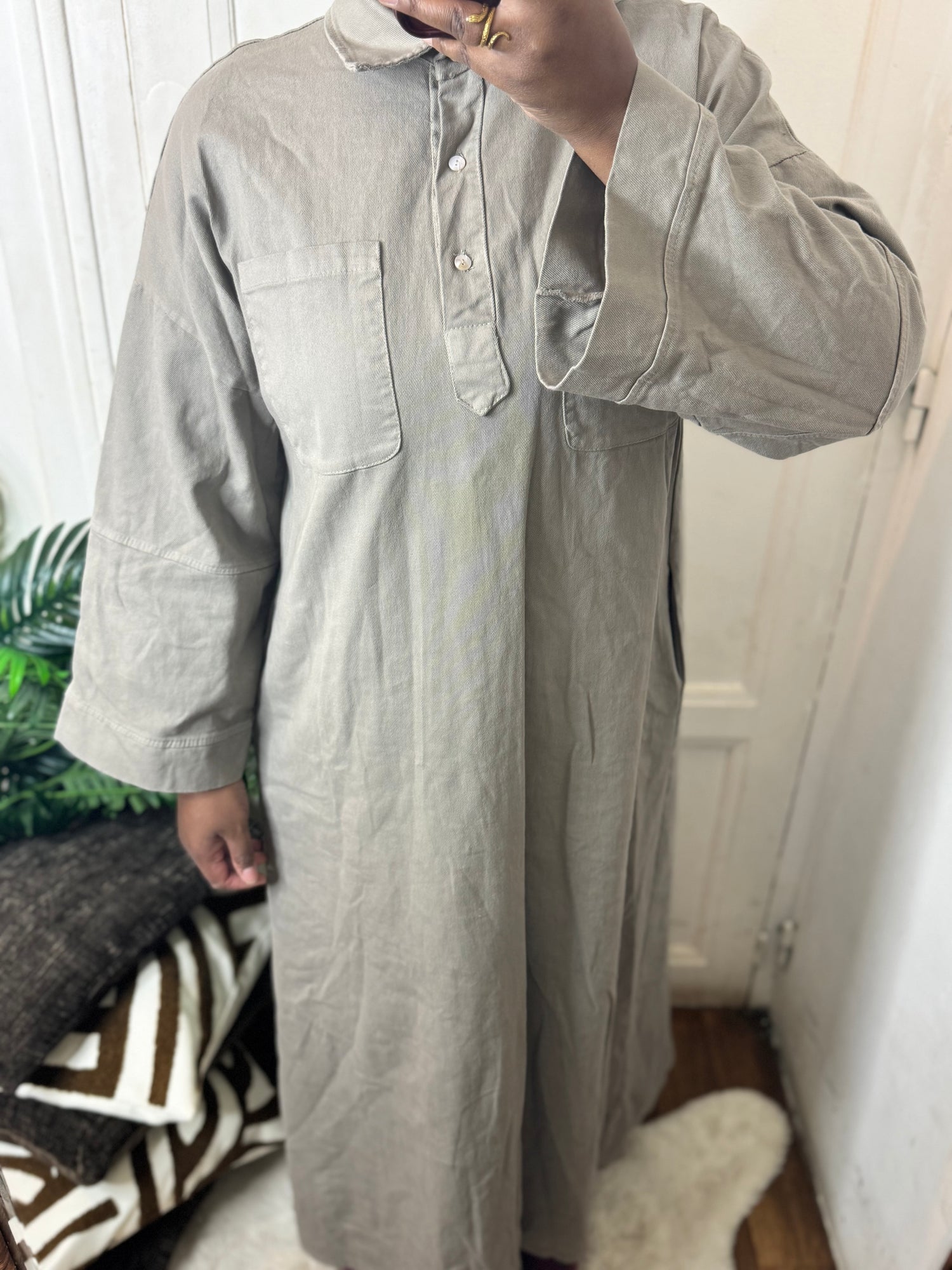 Robe longue chemise — image 3